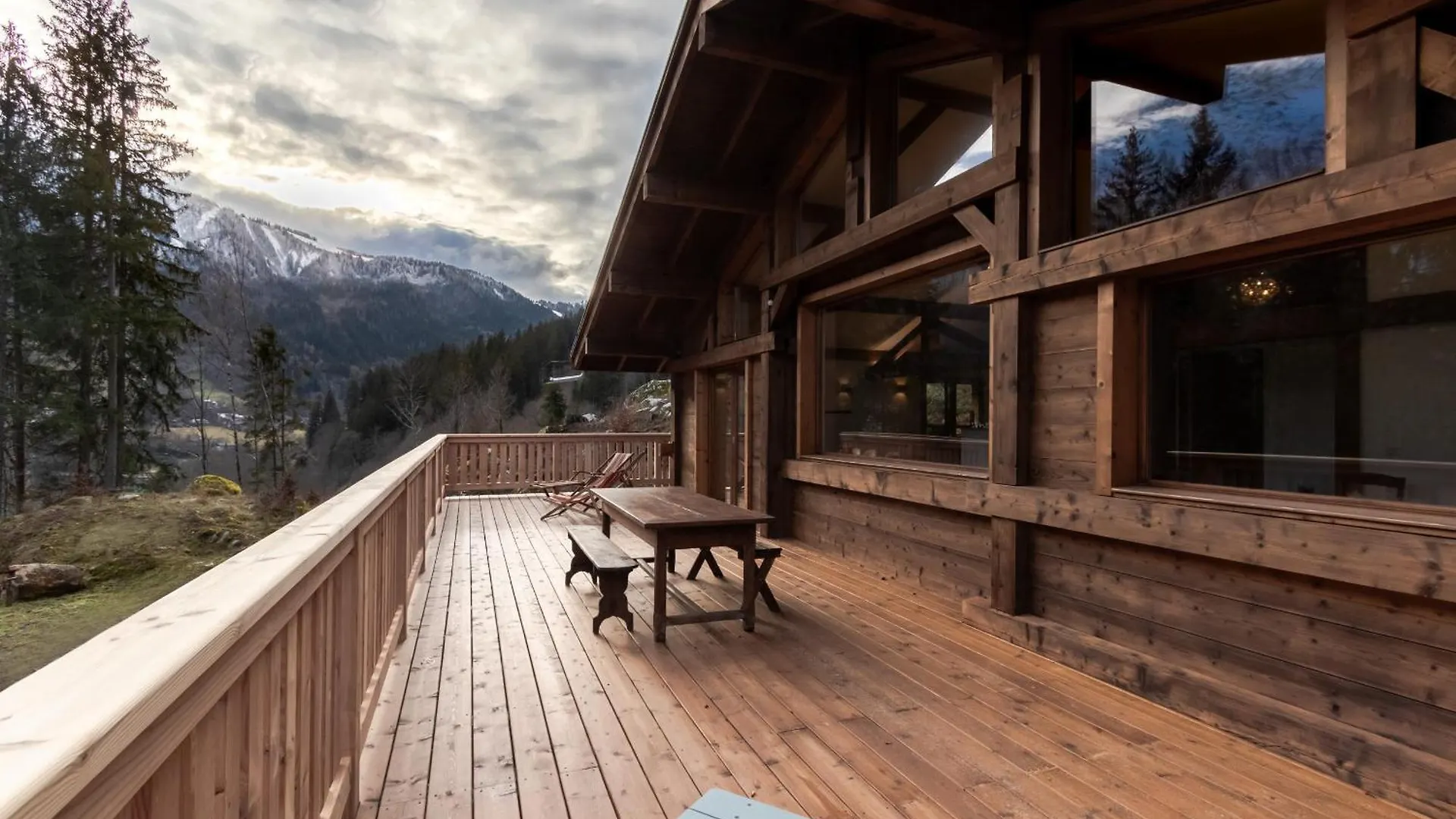 Chalet Des Eaux Rousses -Renove -Prive - Vues 360 Mont Blanc Les Houches