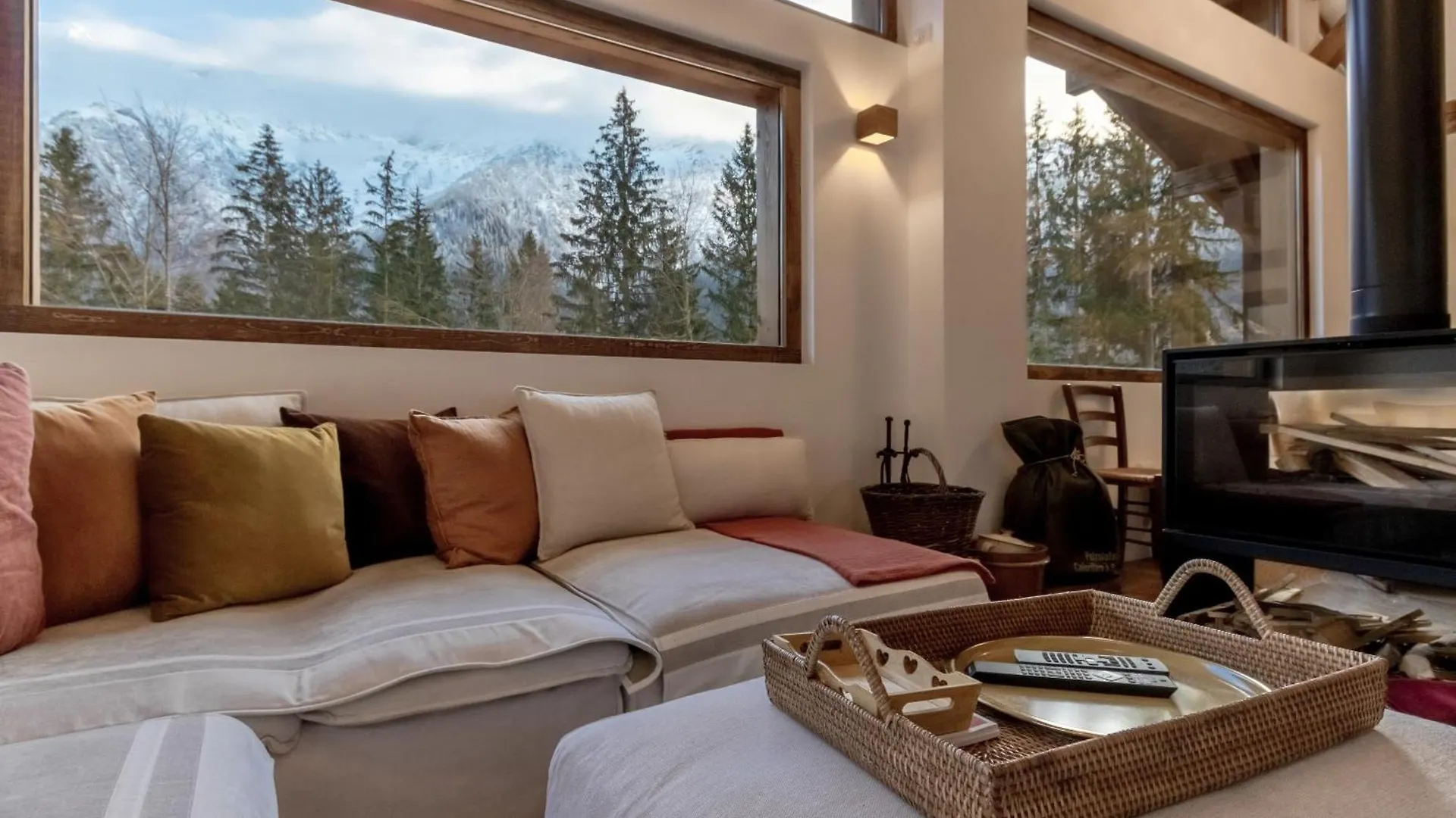 Chalet Des Eaux Rousses -Renove -Prive - Vues 360 Mont Blanc Les Houches 0*,