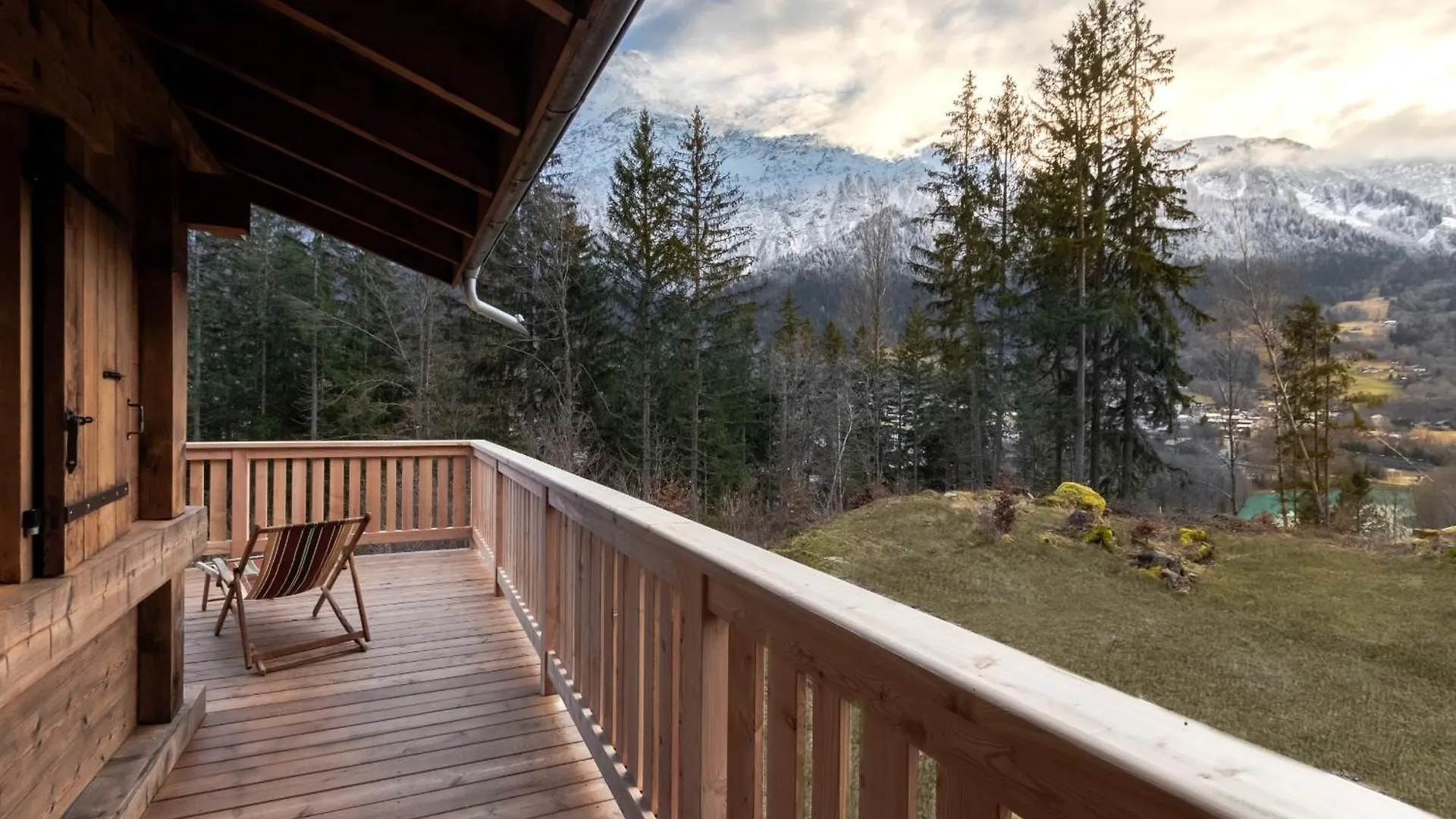 Chalet Des Eaux Rousses -Renove -Prive - Vues 360 Mont Blanc Les Houches