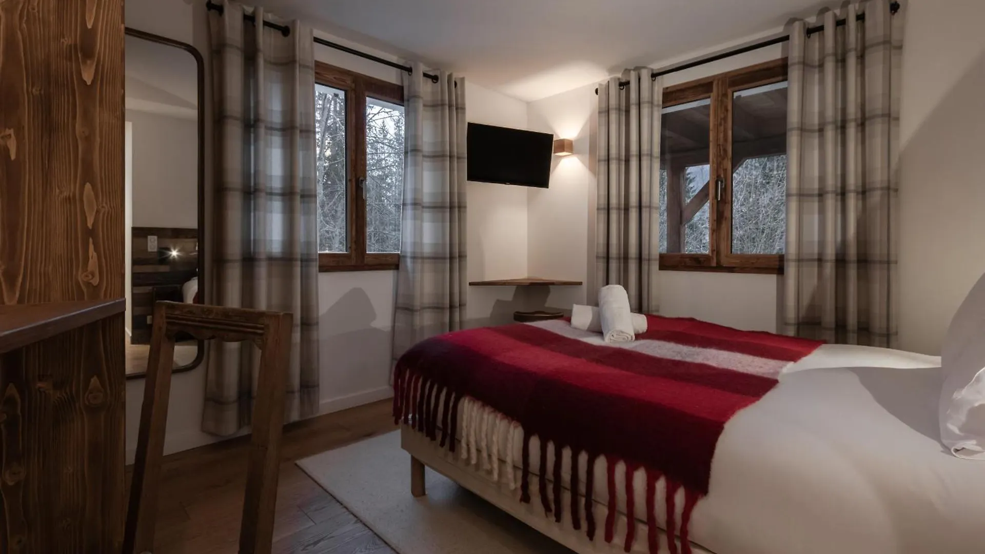 Chalet Des Eaux Rousses -Renove -Prive - Vues 360 Mont Blanc Les Houches 0*,  France