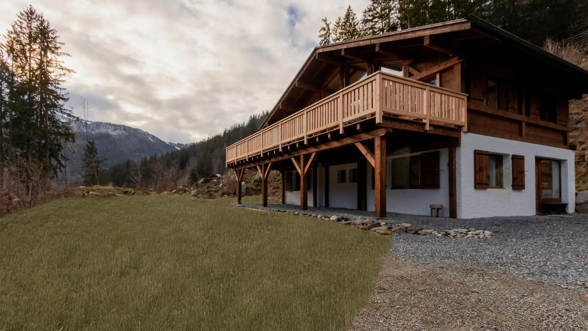 Chalet Des Eaux Rousses -Renove -Prive - Vues 360 Mont Blanc Les Houches