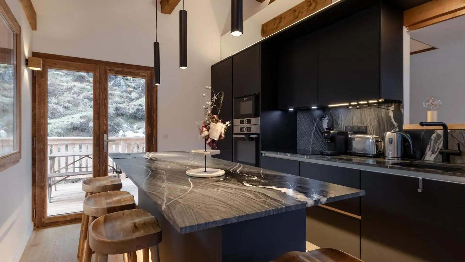 Chalet Des Eaux Rousses -Renove -Prive - Vues 360 Mont Blanc Les Houches