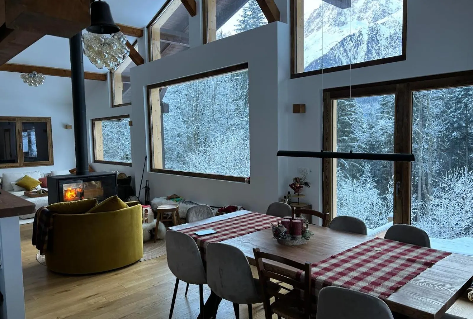 Chalet Des Eaux Rousses -Renove -Prive - Vues 360 Mont Blanc Les Houches 0*,