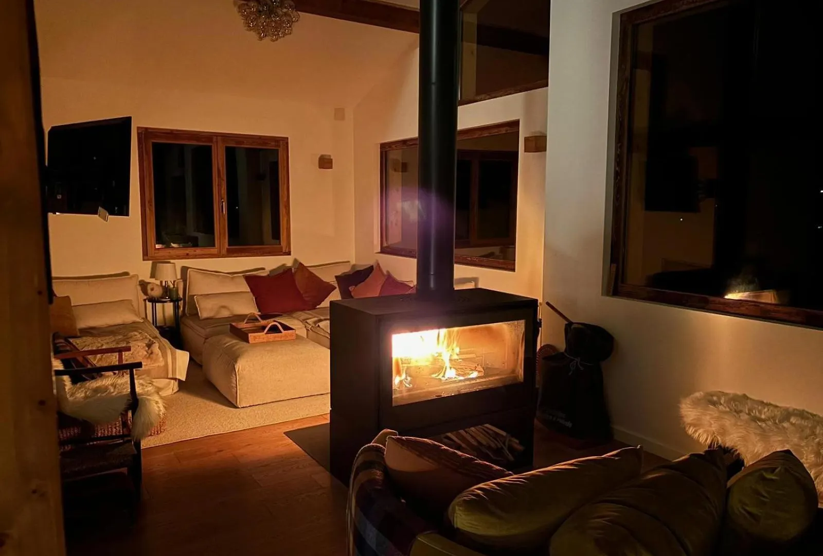 Chalet Des Eaux Rousses -Renove -Prive - Vues 360 Mont Blanc Les Houches France